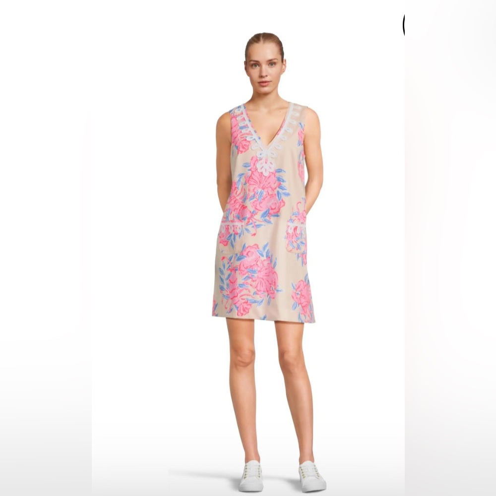 NWT Lilly Pulitzer Sidonie Stretch Shift dress Multi So Clawsome size 6